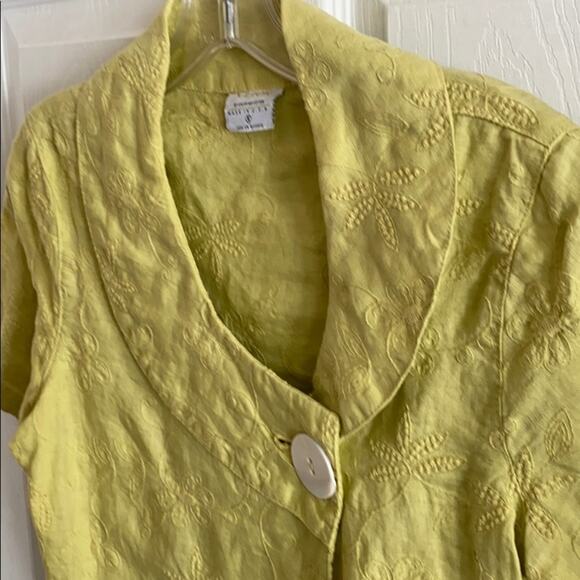 Click by Color me Cotton green jacket - Picture 3 of 4